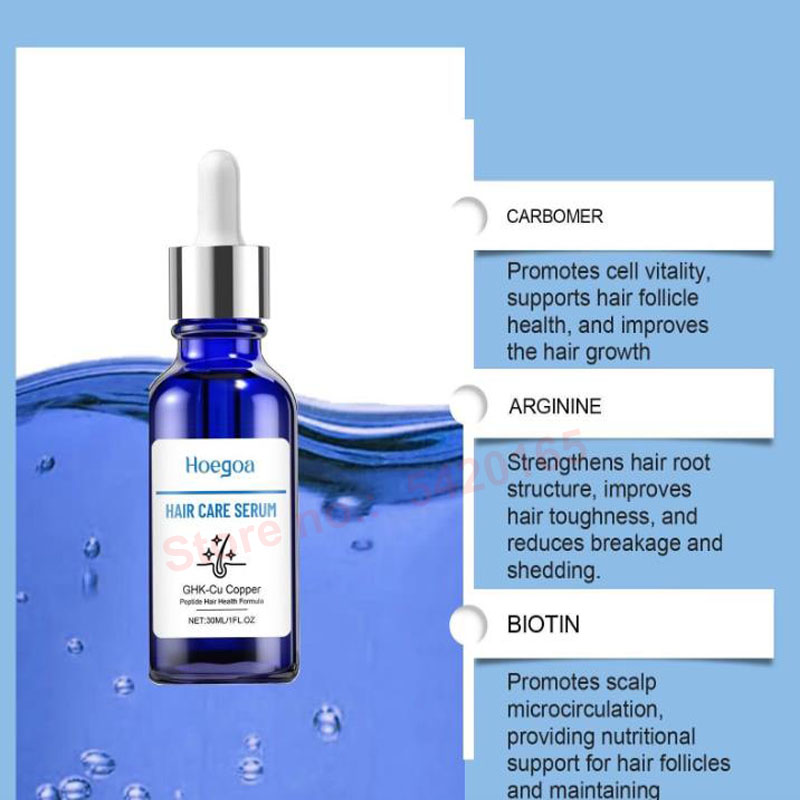 Hair Care Ginseng - Serum Peptida GHK-Cu 30Ml Anti Rambut