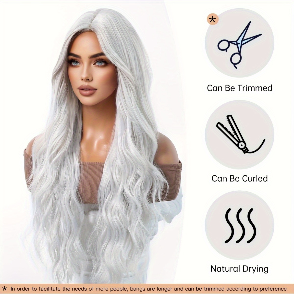 Hair Care Natural - Wig Serat Sintetis Merek Anxin: Gaya