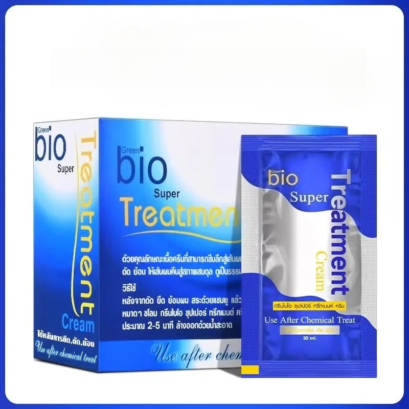 Hair Care Dupes - Masker Rambut Bio Hijau 24 Sachet