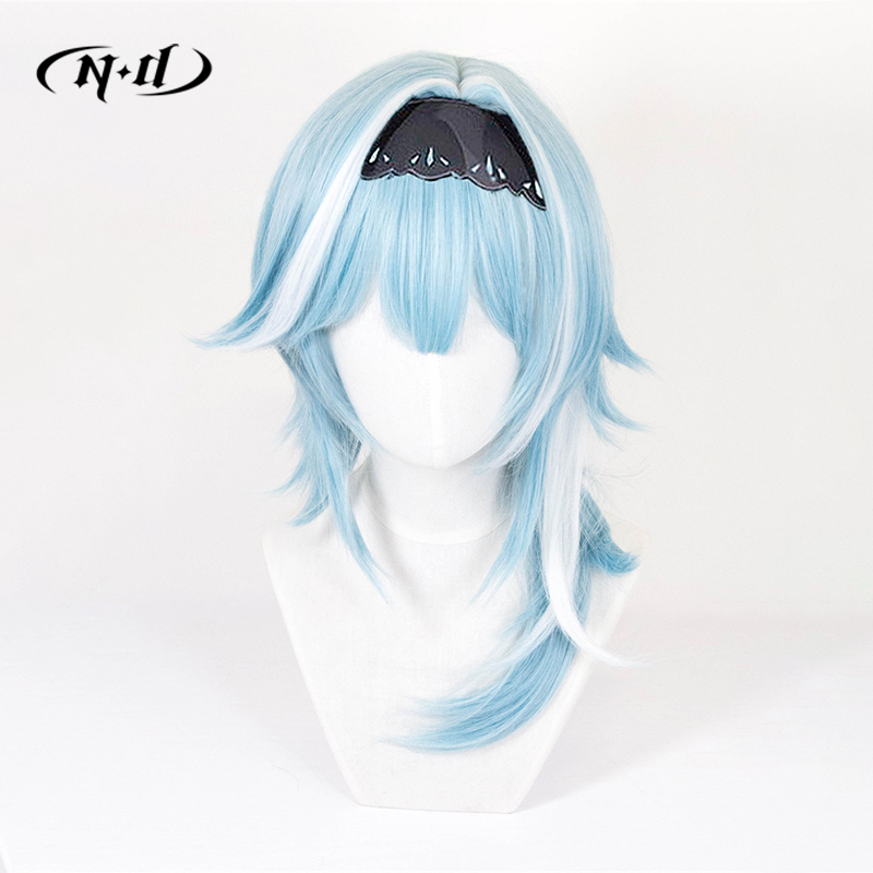 Wig Cosplay ND Eula Potongan R - Braiding Hair Kanekalon ulasan dan harga