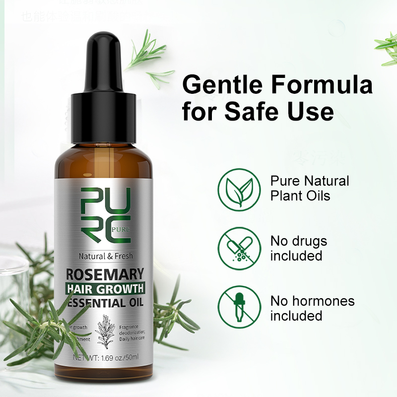 PURC minyak Rosemary untuk per - Hair Care Essence Oil Spray ulasan dan harga