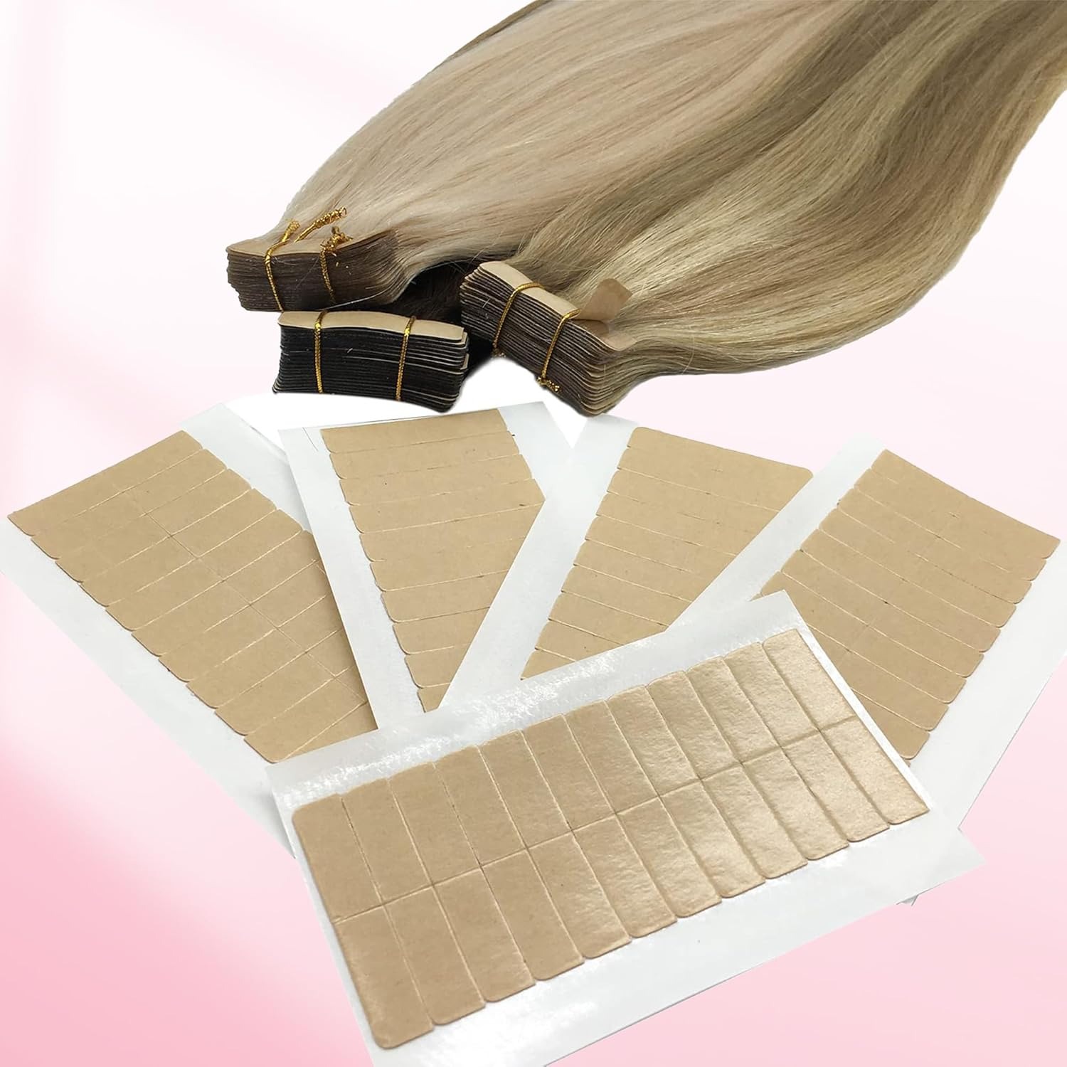 72 Tab (6 Lembar) Pita Ekstens - Hair Extension Tape In ulasan dan harga