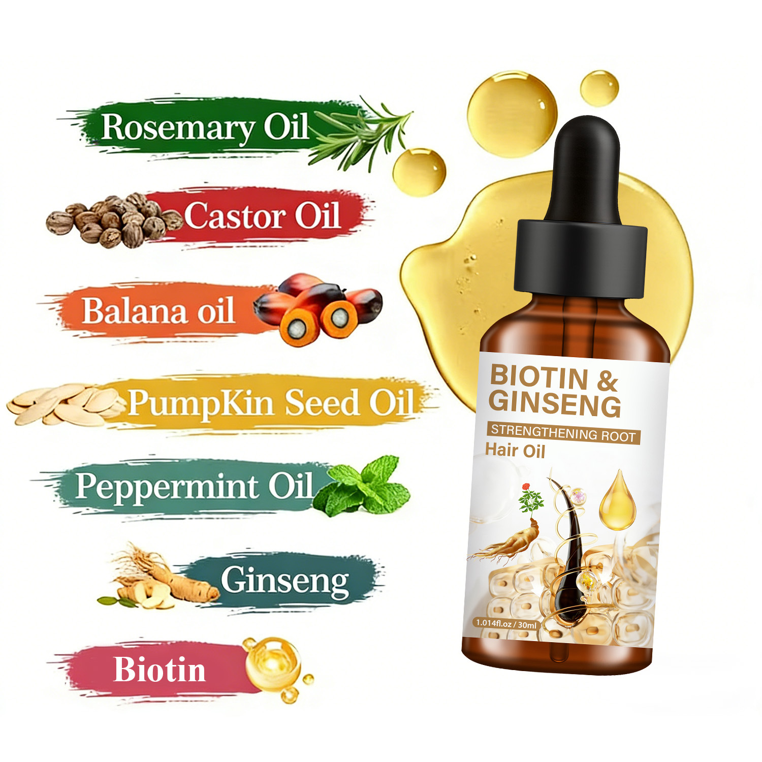 Minyak Esensial Perawatan Ramb - Hair Care Ginseng ulasan dan harga