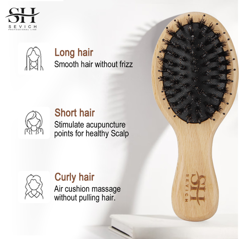 Sisir Halus Rambut Bulu Babi A - Hair Care Natural ulasan dan harga