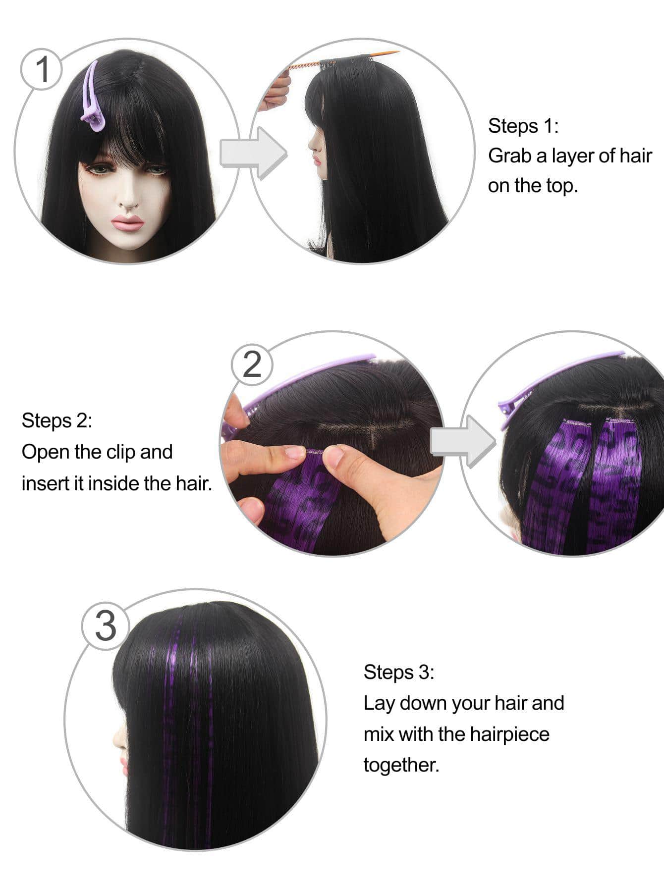 2 Buah/7 Buah 20 Inci Ekstensi - Braiding Hair Kanekalon ulasan dan harga